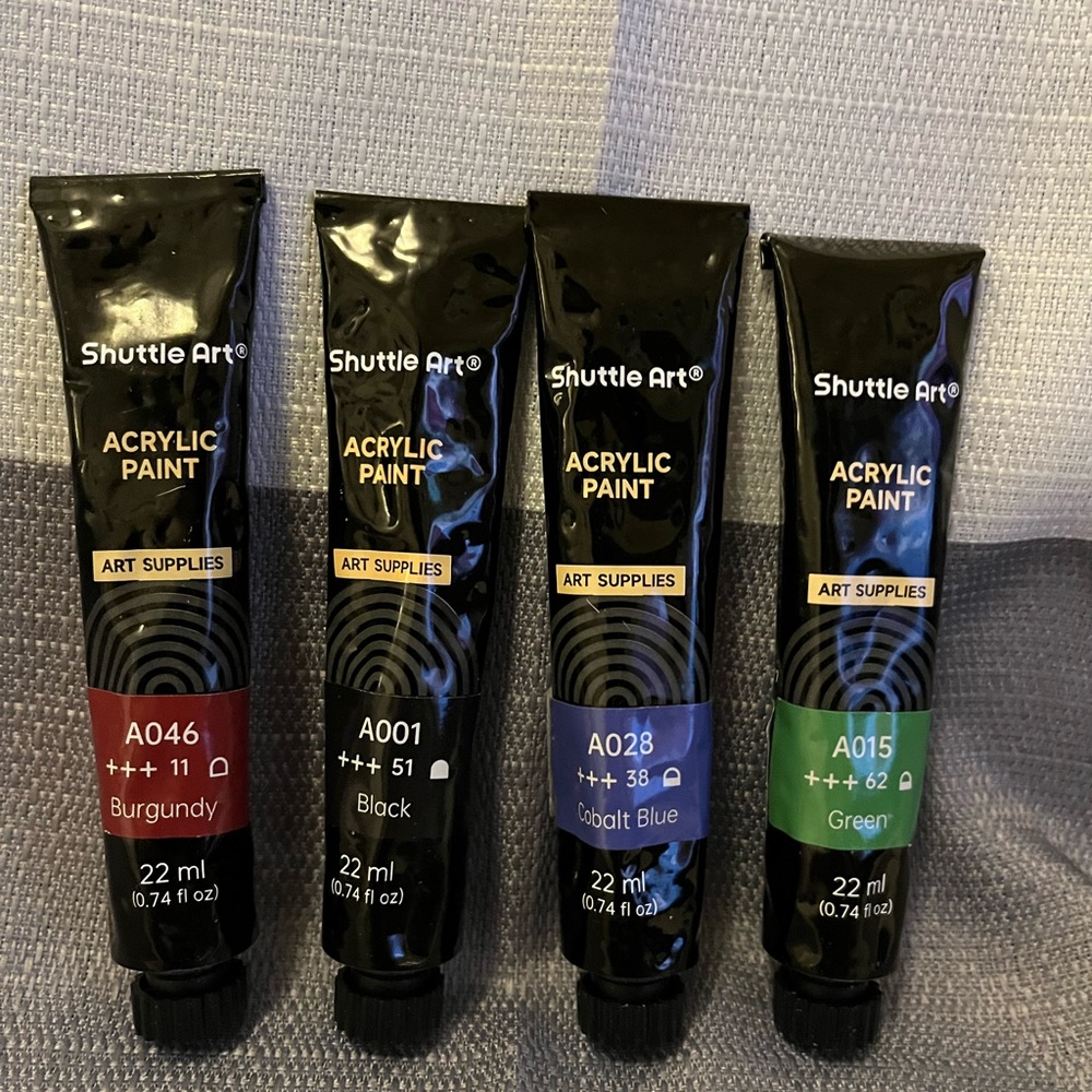 Acrylic Paint Set - 9- .74 oz new.